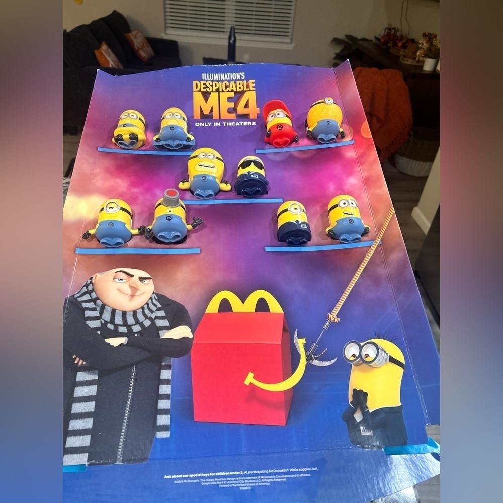 McDonald’s Despicable Me 4 Minions full collection